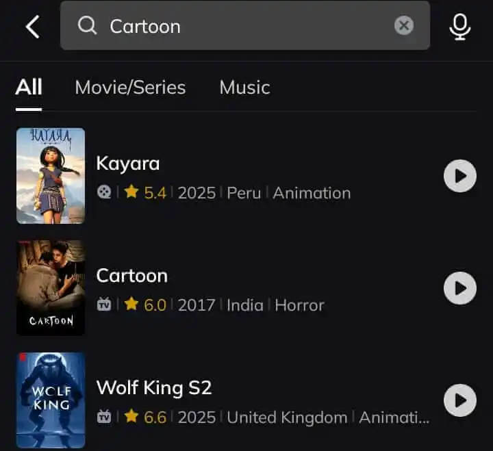 Cartoons on MovieBox