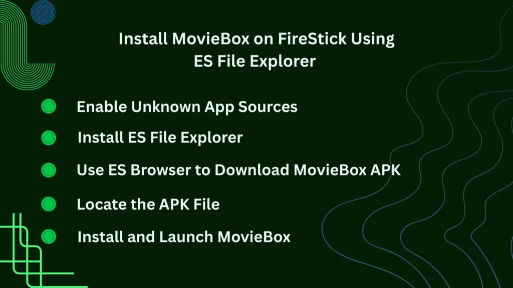 Install MovieBox on FireStick Using ES File Explorer
