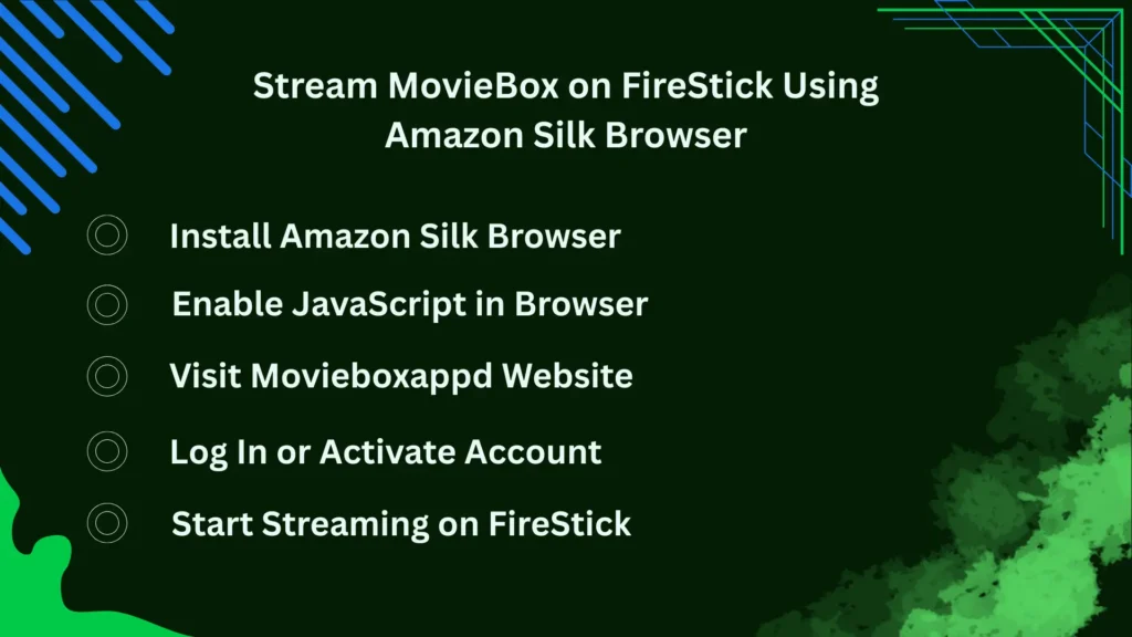 Stream MovieBox on FireStick Using Amazon Silk Browser